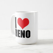 I Liebe Reno Kaffeetasse (Vorderseite Links)