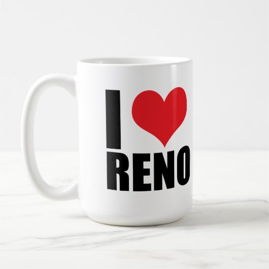 I Liebe Reno Kaffeetasse (Links)