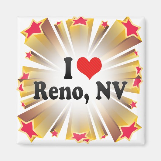 I Liebe Reno, NV Magnet (Vorne)