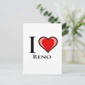 I Liebe Reno Postkarte (Stehend Vorderseite)