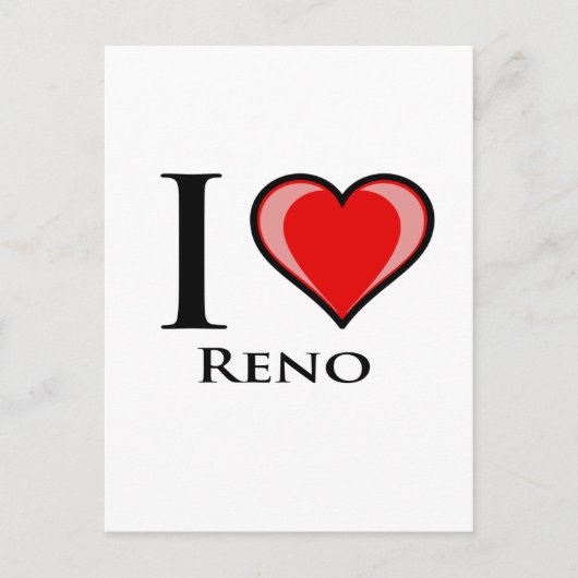 I Liebe Reno Postkarte (Vorderseite)