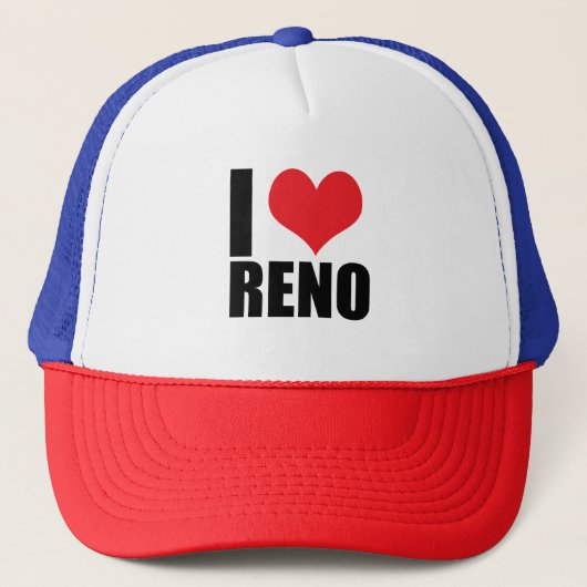 I Liebe Reno Truckerkappe (Vorderseite)