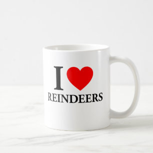 I Liebe Rentiers Kaffeetasse