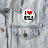 I Liebe-Reptilien Button (Beispiel)
