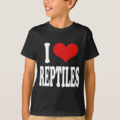 I Liebe-Reptilien T-Shirt (Vorderseite)