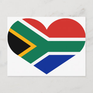 I Liebe Republik Südafrika Postkarte