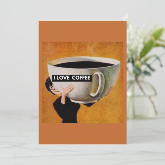 I Liebe-Retro Ankündigung (Stehend Vorderseite)