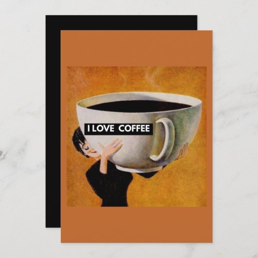 I Liebe-Retro Ankündigung (Vorne/Hinten)