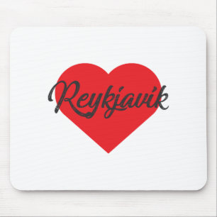 I Liebe Reykjavik - Island Mousepad