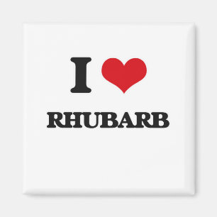 I Liebe-Rhabarber Magnet