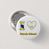 I Liebe Rhode Button (Vorne & Hinten)