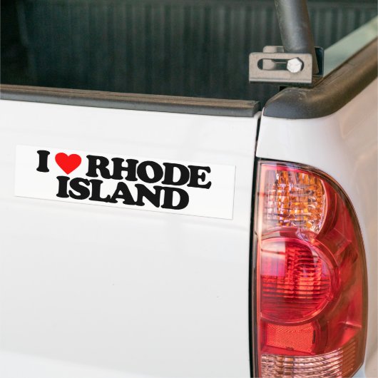 I LIEBE RHODE ISLAND AUTOAUFKLEBER (Auf Lkw)