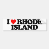 I LIEBE RHODE ISLAND AUTOAUFKLEBER (Vorne)