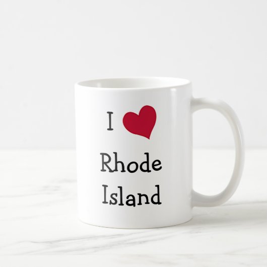 I Liebe Rhode Kaffeetasse (Rechts)