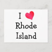 I Liebe Rhode Postkarte (Vorderseite)
