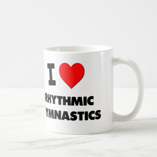 I Liebe-rhythmische Gymnastik Kaffeetasse (Rechts)