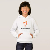 I Liebe Rhythmische Gymnastik - Kids Pullover Hood (Vorne ganz)