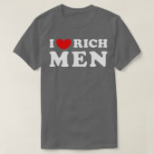 I Liebe Rich Men I Heart Rich Men T-Shirt (Design vorne)