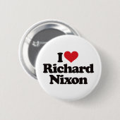 I Liebe Richard Nixon Button (Vorne & Hinten)