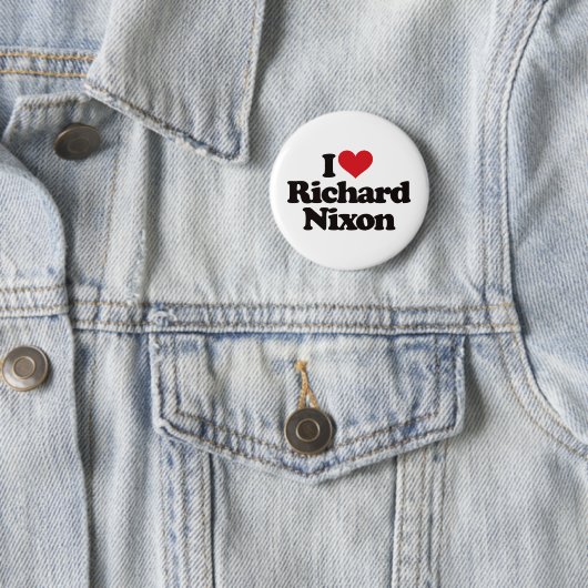 I Liebe Richard Nixon Button (Beispiel)