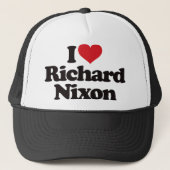 I Liebe Richard Nixon Truckerkappe (Vorderseite)
