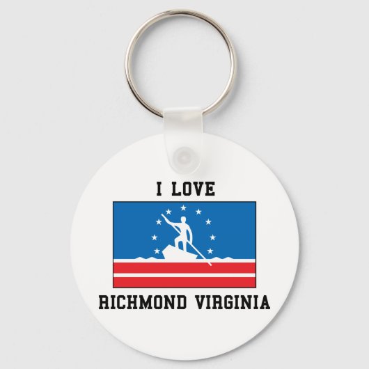 I Liebe Richmond Schlüsselanhänger (Vorderseite)