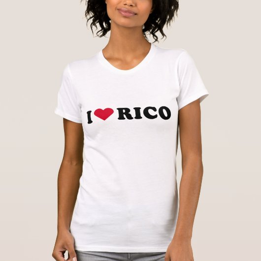 I LIEBE RICO T-Shirt (Vorderseite)