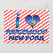 I Liebe Ridgewood, New York Postkarte (Vorderseite)