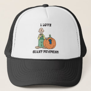 I Liebe-Riesenkürbisse Truckerkappe