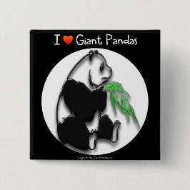 I LIEBE-RIESIGE PANDAS BUTTON