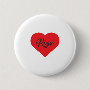 I Liebe Riga - Lettland Button