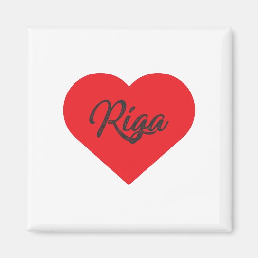 I Liebe Riga - Lettland Magnet (Vorne)