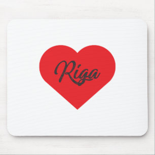 I Liebe Riga - Lettland Mousepad