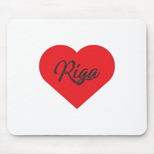 I Liebe Riga - Lettland Mousepad (Vorne)