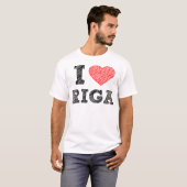 I Liebe Riga T-Shirt (Vorne ganz)