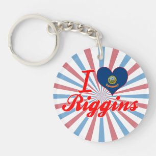 I Liebe Riggins, Idaho Schlüsselanhänger