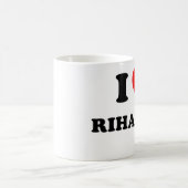 I Liebe Rihanna Kaffeetasse (Mittel)