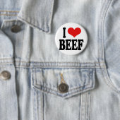 I Liebe-Rindfleisch Button (Beispiel)
