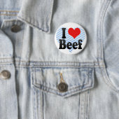 I Liebe-Rindfleisch Button (Beispiel)