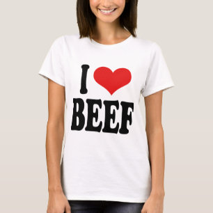 I Liebe-Rindfleisch T-Shirt