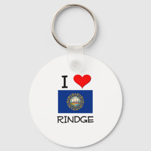 I Liebe Rindge New Hampshire Schlüsselanhänger