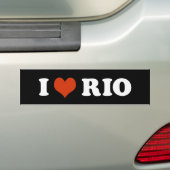 I Liebe Rio Autoaufkleber (Auf Auto)