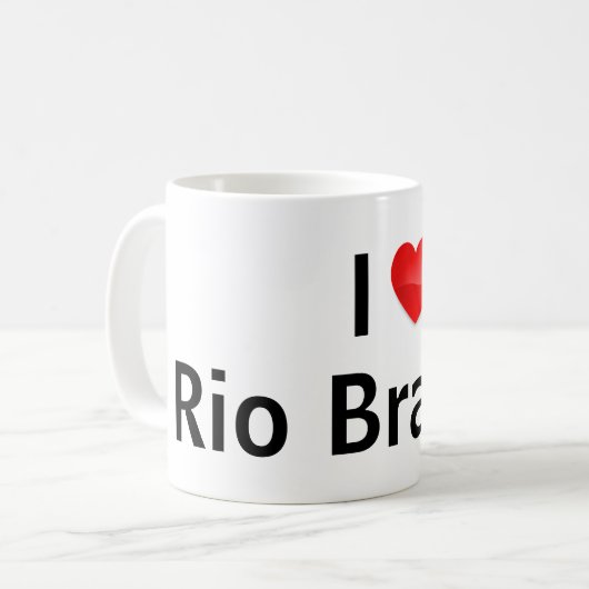 I Liebe Rio Branco Kaffeetasse (Vorderseite Links)