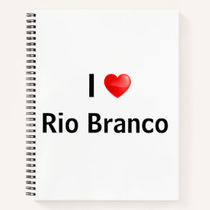 I Liebe Rio Branco Notizblock
