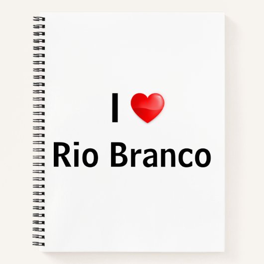 I Liebe Rio Branco Notizblock (Vorderseite)