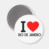 I Liebe Rio de Janeiro Magnet (Vorderseite/Rückseite)
