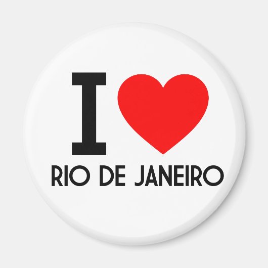 I Liebe Rio de Janeiro Magnet (Vorne)