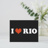 I Liebe Rio de Janeiro Postkarte (Stehend Vorderseite)