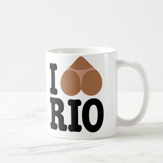 I Liebe-Rio-Kaffee-Tasse Kaffeetasse (Rechts)