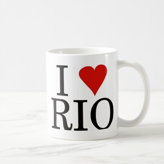 I LIEBE-RIO-Tasse Kaffeetasse (Rechts)